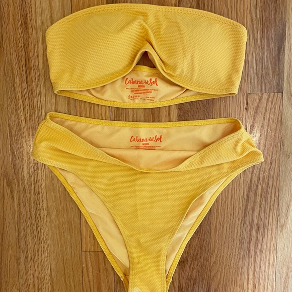cabana del sol Other - Cabana del Sol- Yellow bikini set!